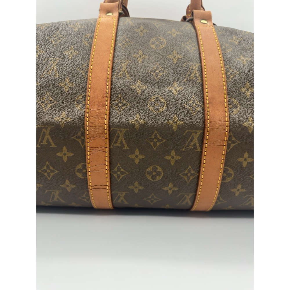 Louis Vuitton Keepall 45 Monogram Canvas Brown Travel Bag Vintage Duffle - Picture 2 of 16